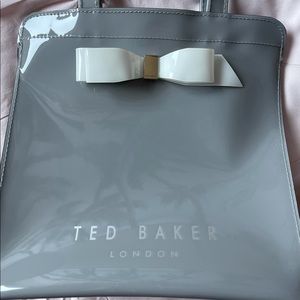 Ted Baker Gray ARYCON Small Bow Icon Bag